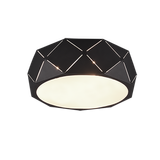 Zandor ceiling lamp 3xE27 matt black