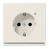 Schuko socket with LED pilot light LS1520-OLNW