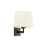 ARTIS BRONZE WALL LAMP BEIGE LAMPSHADE