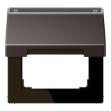 Centre plate with hinged lid AL2990NAKLD