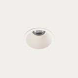 Downlight Lite ø75mm 6.7W LED warm-white 2700K CRI 80 32.2º ON-OFF White IP54 527lm