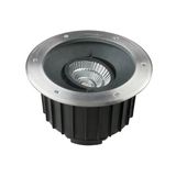 Recessed uplighting IP65-IP67 Gea Cob LED Aluminium ø300mm LED 34.7W 3000K AISI 316 stainless steel 3681lm