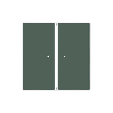 SRB-2P-85CM Cover F@H SKY 2C. Shutter Green - Sky Niessen