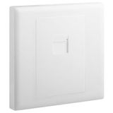 Eloe - 1 gang British Standard master telephone socket - White