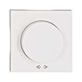 Dimmer cover, white