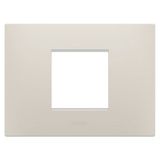 EGO PLATE - IN TECHNOPOLYMER - 2 MODULES - NATURAL BEIGE - CHORUSMART