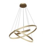 Modern Rim Pendant Lamp Brass