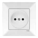 Meridian White Socket Child Protection