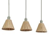 DECOR RAFFIA PENDANT LINEAR 3XE27GNLEDV