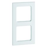 Cover frame AURA stone 2-fold Bianco Carrara CD