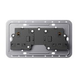 Bs socket 2-gang unswitched ( 2x 13A) BS2522EINS