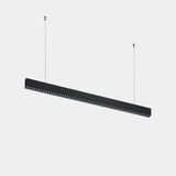 Lineal lighting system Infinite Slim Continuidad Pendant 1120mm 28.7 4000K CRI 90 DALI-2/PUSH Black IP40 3664lm