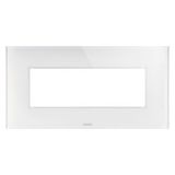 ICE PLATE - IN GLASS - 6 MODULES - WHITE - CHORUSMART