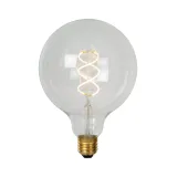 Lucide G125 - Filament bulb - Ø 12,5 cm - LED Dim. - E27 - 1x5W 2700K - Transparant