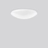 Flat Polymero, 19 W, 1950 lm, 830, white, DALI Ceiling and wall lumina