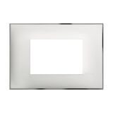 CLASSIA - COVER PLATE 3P WHITE CHROME