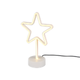 Star LED table lamp white