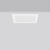 TOLEDO FLAT square, 21 W, 2150 lm, 830, white, on/off Recessed downlig