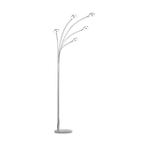 Rennes LED floor lamp 5-pc chrome