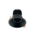 LED Downlight 95 High Output WW (Warm White), Black, IP43