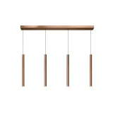 LORENZ Pendant  LED  4x4W Satin Copper