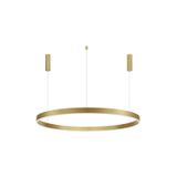 3000K Triac Dimmable Brass Gold Aluminium   & Acrylic   LED 72 Watt 5250Lm   230 Volt IP20   D: 120 H: 250 cm Adjustable Height