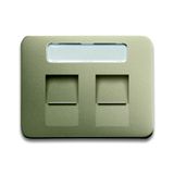 1800-260 CoverPlates (partly incl. Insert) carat® Palladium