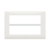 7+7 modules white frame 1gang White - Chiara
