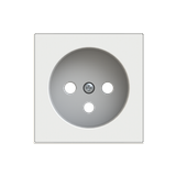 8587.9 BB Cover french socket Socket outlet White - Sky Niessen