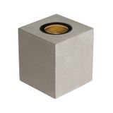 CONCRETO FL, Free-standing lamp square GU10 grey 10W