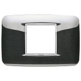 Round plate 2centM Bright anthracite