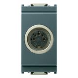 5P DIN41524 socket connector grey