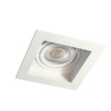 Akrah Square Recessed Spotlight White