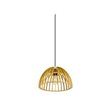 WUD pendant lamp E27 half round   1 x max. 60W black