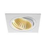 NEW TRIA LED DL SQUARE Set, 25W, 2700K, 30ø, matt white