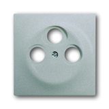 1743-03-783 CoverPlates (partly incl. Insert) carat® Aluminium silver