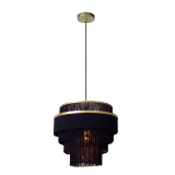 Lucide EXTRAVAGANZA FRILLS - Pendant light - Ø 42 cm - 1xE27 - Matt Gold / Brass