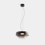 Pendant Levels 3 Bodies Ø420mm + Ø320mm + Ø220mm LED 17.2W SW 2700-3000-4000K DALI2 Black 1255lm