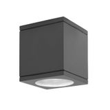 Dark Gray Die-Casting Aluminium & Glass Diffuser LED GU10 1x7 Watt IP54 220-240 Volt Bulb Excluded L: 8.6 W: 8.6 H: 9 cm