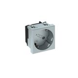 STD-D3S AL1 Socket 33°, single protective contact 250V, 10/16A