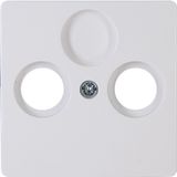 Antenna cover plate for antenna socket T