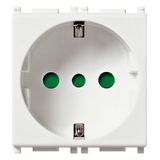 2P+E 16A P30 outlet white