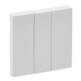 Cover plate Valena Life - 3-gang - white