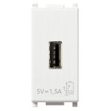 USB supply unit 5V 1,5A 1M white