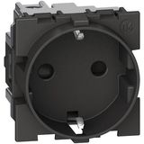 L.NOW - GERMAN SOCKET 2P+T BLACK