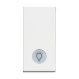 CLASSIA - PUSHBUTTON ILL. LAMP SYMBOL WHITE