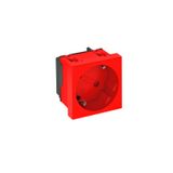 STD-D3S SRO1 Socket 33°, single protective contact 250V, 10/16A