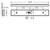 Wall and ceiling luminaire Olisq L MultiLumen 4 Diffuser White ET 53W 5800lm Lambertian (L) IP40 IK03 3 SDCM