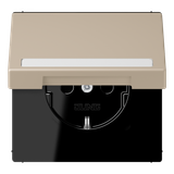 SCHUKO socket, with hinged lid, with ins LC1520BFNAKL243