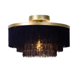 Lucide EXTRAVAGANZA FRILLS - Flush ceiling light - Ø 35 cm - 1xE27 - Matt Gold / Brass